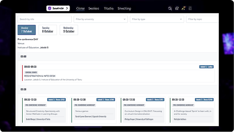 3. Беспрепятственная навигация: Динамическая повестка дня