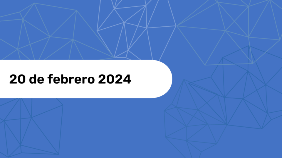 Martes, 20 de Febrero 2024 Grabación de conferencias