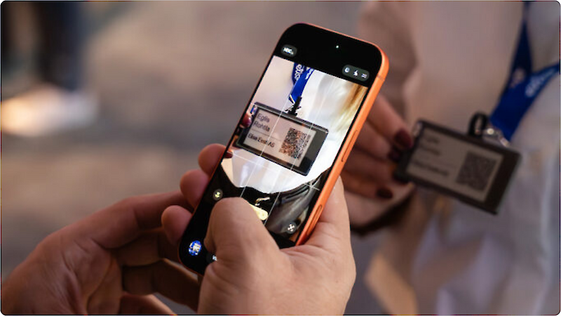 Lightning-Fast Code Check-in Combine the power of QR codes with VIDIN's instant personalization. Scan attendee code, and their badge is ready in seconds &ndash; no pre-printing, no waiting, no waste from no-shows. ✓&nbsp;Attendee arrives &bull; Shows QR code on phone or printed ticket ✓&nbsp;Staff scans code &bull; Badge personalizes instantly with attendee info ✓&nbsp;Badge ready &bull; Attendee receives personalized badge in seconds &nbsp;