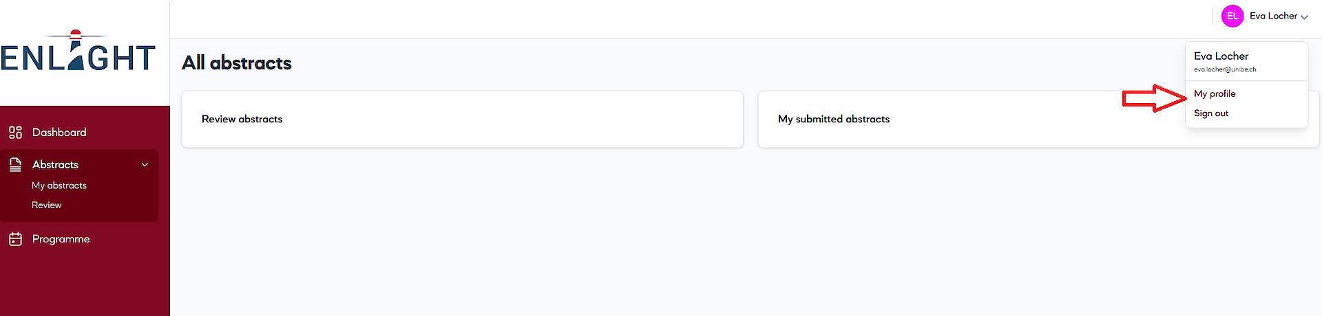 You can edit your profile in the 'My profile' section, located in the upper right corner of the screen and at the bottom of the left-hand sidebar.&nbsp; You may want to change your password for security or convenience reasons. This can also be done in the 'My profile' section &ndash; located in the upper right corner of the screen and also at the bottom of the left-hand sidebar.