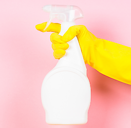 Lemon or vinegar and table salt