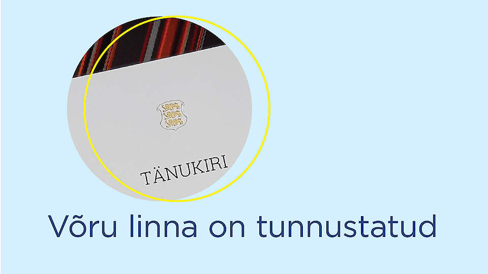 Võru linna tunnustused